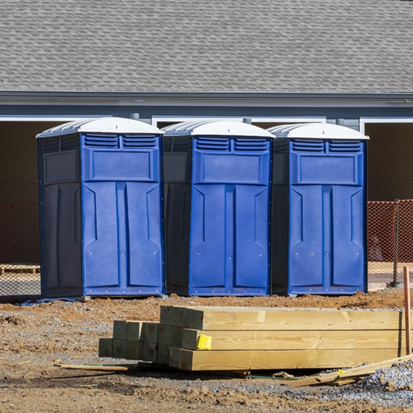 are there any restrictions on where i can place the portable toilets during my rental period in Olathe